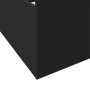 Estructura cama con cajones madera ingeniería negra 150x200 cm de , Camas y somieres - Ref: Foro24-3280287, Precio: 152,90 €,...