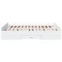 Cama con cajones madera de ingeniería blanco 140x200 cm de , Camas y somieres - Ref: Foro24-3280293, Precio: 164,02 €, Descue...