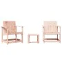 Garden furniture set 3 pieces solid wood Douglas fir by , Garden chairs - Ref: Foro24-832633, Price: 102,64 €, Discount: %