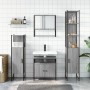 Badezimmermöbel-Set, 4-teilig, sonomagraues Sperrholz von , Badezimmermöbel - Ref: Foro24-3214708, Preis: 246,88 €, Rabatt: %