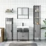 Bathroom furniture set 4 pieces sonoma gray plywood by , Bathroom furniture - Ref: Foro24-3214708, Price: 243,67 €, Discount: %