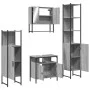 Bathroom furniture set 4 pieces sonoma gray plywood by , Bathroom furniture - Ref: Foro24-3214708, Price: 243,67 €, Discount: %