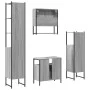 Bathroom furniture set 4 pieces sonoma gray plywood by , Bathroom furniture - Ref: Foro24-3214708, Price: 243,67 €, Discount: %