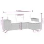 4-piece garden sofa set and gray synthetic rattan cushions by , Garden sets - Ref: Foro24-3264376, Price: 270,98 €, Discount: %