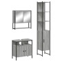 Set de muebles de baño 3 pzas madera contrachapada gris sonoma de , Muebles de baño - Ref: Foro24-3214678, Precio: 193,84 €, ...