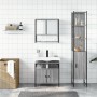Set de muebles de baño 3 pzas madera contrachapada gris sonoma de , Muebles de baño - Ref: Foro24-3214678, Precio: 193,84 €, ...