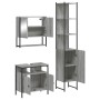 Set de muebles de baño 3 pzas madera contrachapada gris sonoma de , Muebles de baño - Ref: Foro24-3214678, Precio: 193,84 €, ...