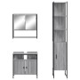 Set de muebles de baño 3 pzas madera contrachapada gris sonoma de , Muebles de baño - Ref: Foro24-3214678, Precio: 193,84 €, ...