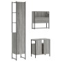 Set de muebles de baño 3 pzas madera contrachapada gris sonoma de , Muebles de baño - Ref: Foro24-3214678, Precio: 193,84 €, ...