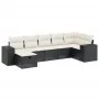 7-piece garden dining set and black synthetic rattan cushions by , Garden sets - Ref: Foro24-3264432, Price: 440,62 €, Discou...