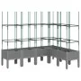 Pflanzgefäß mit Gitter PP hellgrau 160x120x142,5 cm von , Töpfe und Pflanzgefäße - Ref: Foro24-367967, Preis: 98,58 €, Rabatt: %