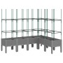 Pflanzgefäß mit Gitter PP hellgrau 160x120x142,5 cm von , Töpfe und Pflanzgefäße - Ref: Foro24-367967, Preis: 99,81 €, Rabatt: %