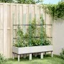 Pflanzgefäß mit weißem PP-Gitter 120x40x142,5 cm von , Töpfe und Pflanzgefäße - Ref: Foro24-367959, Preis: 58,09 €, Rabatt: %