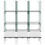 Jardinera con enrejado PP blanco 120x40x142,5 cm de , Maceteros y jardineras - Ref: Foro24-367959, Precio: 58,82 €, Descuento: %