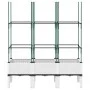 Planter with white PP trellis 120x40x142.5 cm by , Pots and planters - Ref: Foro24-367959, Price: 58,09 €, Discount: %