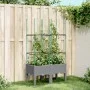 Pflanzgefäß mit Gitter PP hellgrau 80x40x142,5 cm von , Töpfe und Pflanzgefäße - Ref: Foro24-367952, Preis: 41,20 €, Rabatt: %
