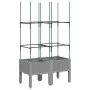 Pflanzgefäß mit Gitter PP hellgrau 80x40x142,5 cm von , Töpfe und Pflanzgefäße - Ref: Foro24-367952, Preis: 41,20 €, Rabatt: %