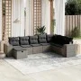 Set de sofás de jardín 8 pzas y cojines ratán sintético gris de , Conjuntos de jardín - Ref: Foro24-3264516, Precio: 505,42 €...