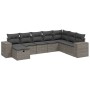 8-piece garden sofa set and gray synthetic rattan cushions by , Garden sets - Ref: Foro24-3264516, Price: 495,68 €, Discount: %