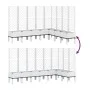 Pflanzgefäß mit weißem PP-Gitter 200x160x142 cm von , Töpfe und Pflanzgefäße - Ref: Foro24-367944, Preis: 237,66 €, Rabatt: %