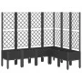Planter with black PP trellis 160x120x142 cm by , Pots and planters - Ref: Foro24-367938, Price: 200,36 €, Discount: %