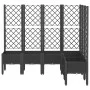 Planter with black PP trellis 160x120x142 cm by , Pots and planters - Ref: Foro24-367938, Price: 200,36 €, Discount: %