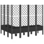 Jardinera con enrejado PP negro 160x120x142 cm de , Maceteros y jardineras - Ref: Foro24-367938, Precio: 200,26 €, Descuento: %