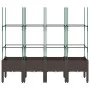 Pflanzgefäß mit braunem PP-Gitter 160x40x142,5 cm von , Töpfe und Pflanzgefäße - Ref: Foro24-367965, Preis: 86,58 €, Rabatt: %
