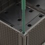 Planter with brown PP trellis 160x40x142.5 cm by , Pots and planters - Ref: Foro24-367965, Price: 87,93 €, Discount: %