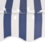 Retractable manual awning with blue and white LED lights, 150 cm. by vidaXL, Awnings - Ref: Foro24-145842, Price: 62,57 €, Di...