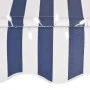Retractable manual awning with blue and white LED lights, 150 cm. by vidaXL, Awnings - Ref: Foro24-145842, Price: 70,30 €, Di...