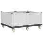 Pflanzgefäß aus weißem PP mit Rädern 100x80x54 cm von , Töpfe und Pflanzgefäße - Ref: Foro24-367992, Preis: 172,52 €, Rabatt: %