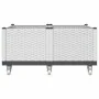 White PP planter with wheels 100x80x54 cm by , Pots and planters - Ref: Foro24-367992, Price: 169,65 €, Discount: %