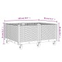 Pflanzgefäß aus weißem PP mit Rädern 100x80x54 cm von , Töpfe und Pflanzgefäße - Ref: Foro24-367992, Preis: 172,52 €, Rabatt: %
