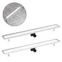 Duschrinne mit Abdeckung 2 in 1 Edelstahl 103x14 cm von vidaXL, Abflüsse - Ref: Foro24-146011, Preis: 59,81 €, Rabatt: %
