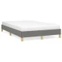 Bettrahmen aus dunkelgrauem Stoff, 120 x 190 cm von , Betten und Lattenroste - Ref: Foro24-379490, Preis: 91,40 €, Rabatt: %