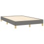Dark gray fabric bed frame 120x190 cm by , Beds and slatted bases - Ref: Foro24-379490, Price: 114,30 €, Discount: %