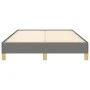 Bettrahmen aus dunkelgrauem Stoff, 120 x 190 cm von , Betten und Lattenroste - Ref: Foro24-379490, Preis: 91,40 €, Rabatt: %
