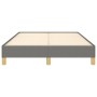 Dark gray fabric bed frame 120x190 cm by , Beds and slatted bases - Ref: Foro24-379490, Price: 114,30 €, Discount: %