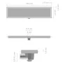 Duschrinne mit Abdeckung 2 in 1 Edelstahl 103x14 cm von vidaXL, Abflüsse - Ref: Foro24-146011, Preis: 59,81 €, Rabatt: %
