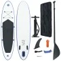 Set de tabla inflable de paddle surf SUP azul y blanco by vidaXL, Paddleboards - Ref: Foro24-92204, Price: 198,25 €, Discount: %
