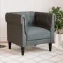 Sillón Chesterfield de tela gris oscuro de , Sofás - Ref: Foro24-372539, Precio: 181,51 €, Descuento: %