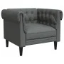 Sillón Chesterfield de tela gris oscuro de , Sofás - Ref: Foro24-372539, Precio: 181,51 €, Descuento: %