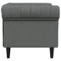 Sillón Chesterfield de tela gris oscuro de , Sofás - Ref: Foro24-372539, Precio: 181,51 €, Descuento: %