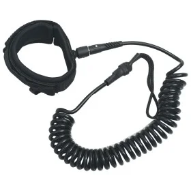 Spring Ankle Leash for SUP Black 10 Inch by vidaXL, Surfboard straps - Ref: Foro24-92205, Price: 16,01 €, Discount: %