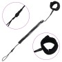 Spring Ankle Leash for SUP Black 10 Inch by vidaXL, Surfboard straps - Ref: Foro24-92205, Price: 16,34 €, Discount: %