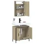 2-teiliges Badezimmermöbelset aus Sonoma-Eichensperrholz von , Badezimmermöbel - Ref: Foro24-3214781, Preis: 110,11 €, Rabatt: %