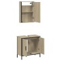 Set de muebles de baño 2 pzas madera contrachapada roble Sonoma de , Muebles de baño - Ref: Foro24-3214781, Precio: 110,11 €