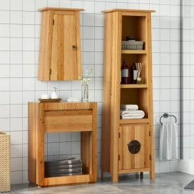 2-teiliges Badezimmermöbel-Set aus massivem Kiefernholz von , Badezimmermöbel - Ref: Foro24-3223460, Preis: 541,84 €, Rabatt: %