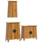 3-teiliges Badezimmermöbel-Set aus massivem Kiefernholz von , Badezimmermöbel - Ref: Foro24-3223457, Preis: 475,68 €, Rabatt: %